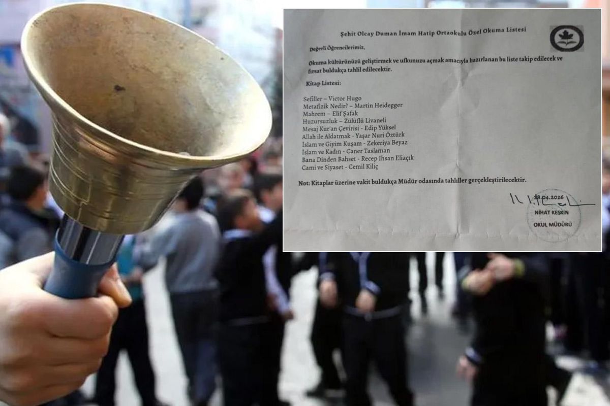 Tartışma yaratan kitap listesi! İmam hatip ortaokulu müdürü açığa alındı