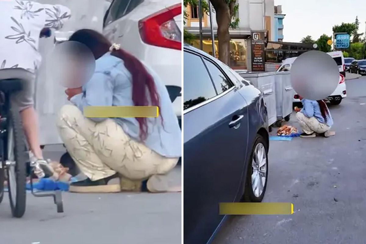 Üç kuruş için yaptığı rezilliğe bakın! 