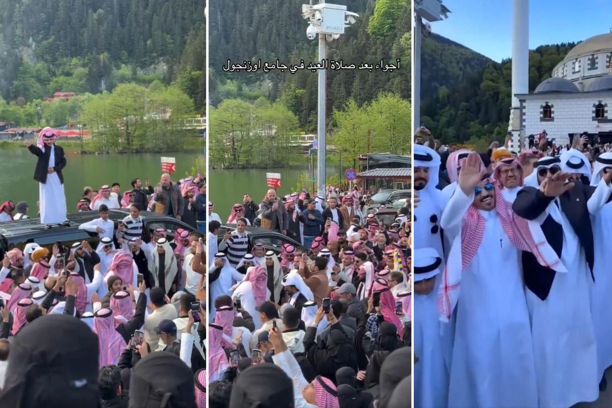Uzungöl'de kaydedilen görüntüler tartışma yarattı